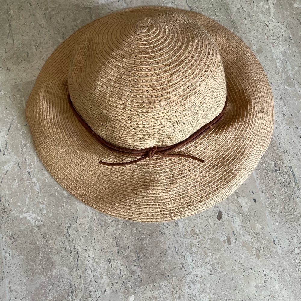 Nwt Aritzia Main Character Straw Beach Hat View 3